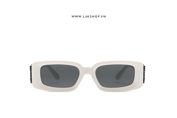 OW Big Logo Cream White Sunglasses