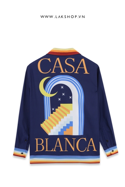 C@s@blanca Navy Blue Casa Club Shirt