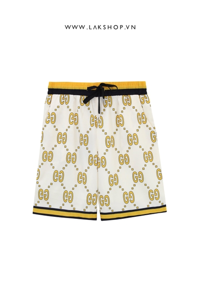 Guccj GG Monogram Yellow Short