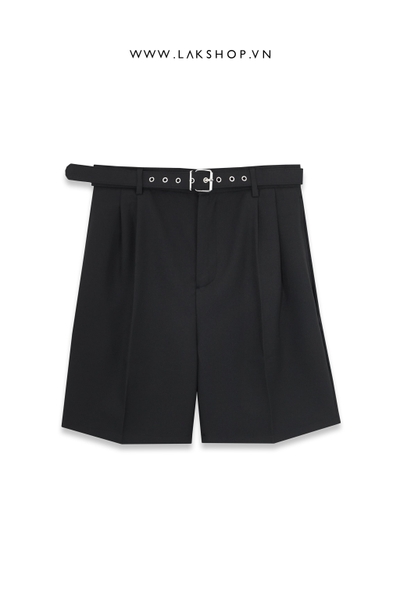 Quần Black with Belt Shorts Pant