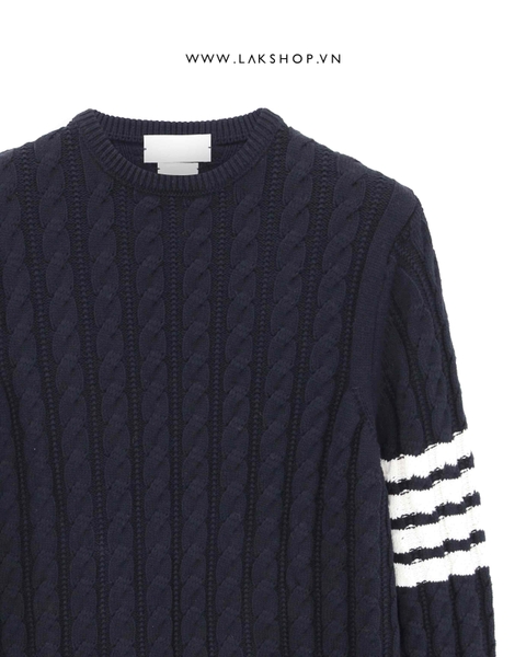 Navy Merino 4-Bar  Sweater cs2