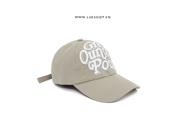 Gram Ounce Pound Brown Baseball Cap