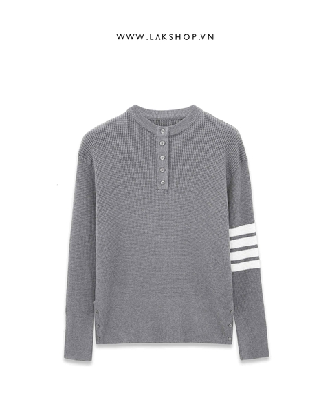 Áo Grey 4-Bar Classic Crew Neck Sweater cs1