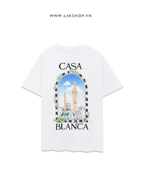Casa White Vue De Damas T-shirt