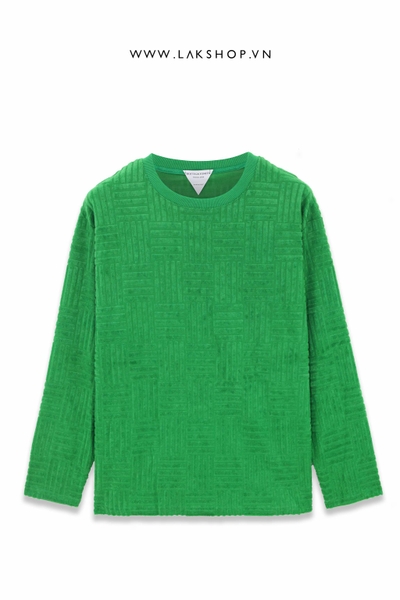 Áo B0ttega Veneta Towelling Green Sweatshirt cs9