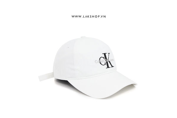 C.K Logo White Baseball Cap