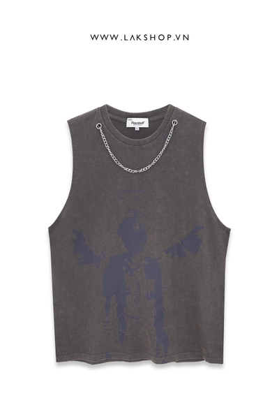 Grey with Chain Tanktop cx2