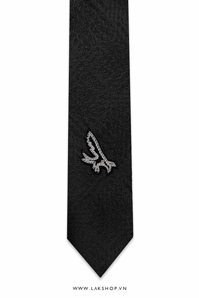 Cà Vạt Carsyda Black Bird Tie 6cm