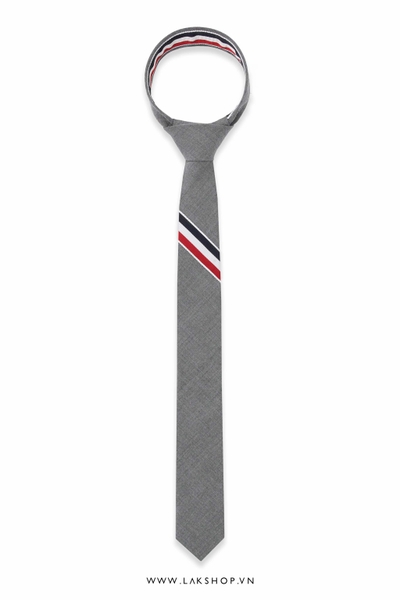 Cà Vạt TB Engineered Stripe Necktie in Grey
