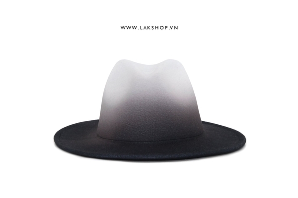 Mũ Ombre Fedora White Hat