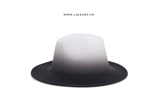 Ombre Fedora White Hat