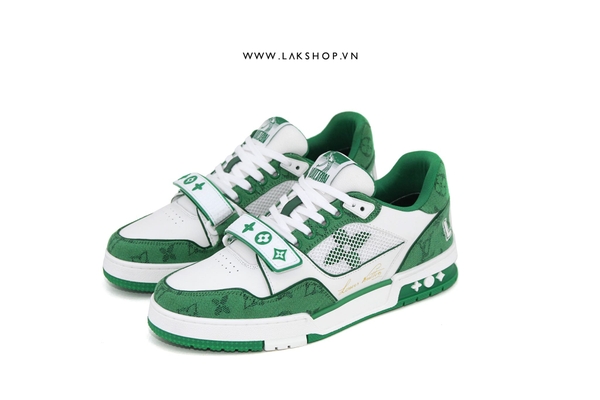 Loujs Vujtton Green Strap 'L.V Trainer' Sneakers cs2