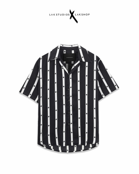 Áo Lak Studios Star Stripe Short-Sleeve Shirts