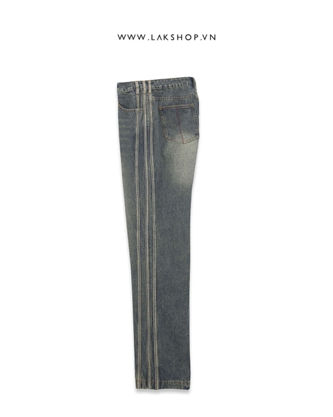 3-Stripe Blue Jeans