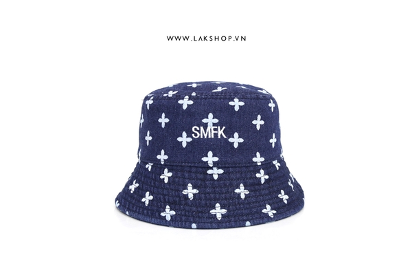 Mũ Blue Cross Denim Bucket