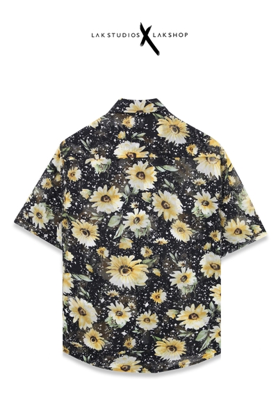 Lak Studios Daisy Flower Snow Short Sleeve Shirt  (Xuyên Thấu)  cx2