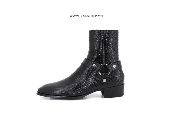 Sajnt Laurent Wyatt Harness Python Boots