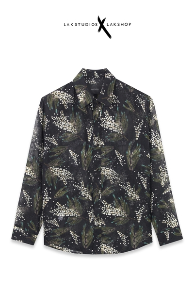 Áo Lak Studis Flower Paisley See-through Shirt (Xuyên Thấu)