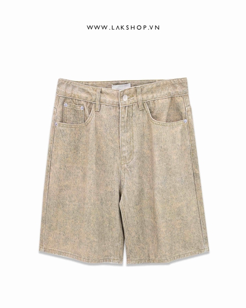 Tan/Begie Jorts Black Denim Short