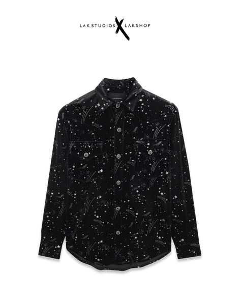 Lak Studios Star Velvet Black Shirt