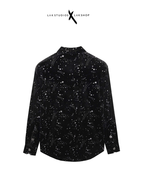 Lak Studios Star Velvet Black Shirt