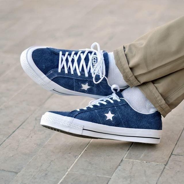 giày converse xanh navy