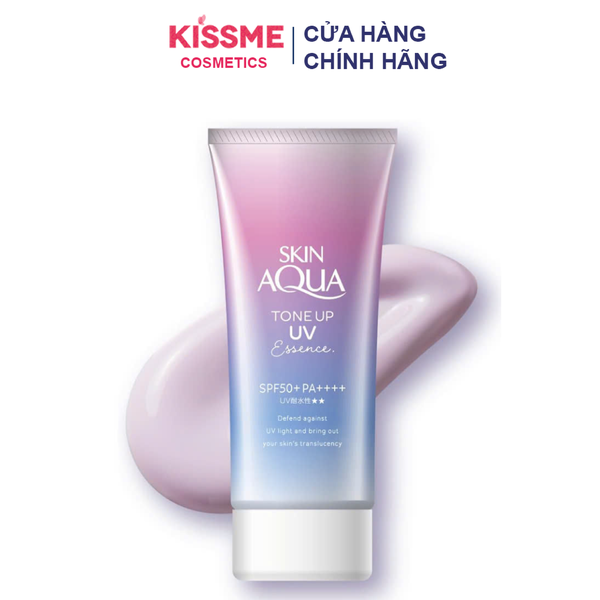 Kem Chống Nắng Nâng Tone Skin Aqua Tone Up UV Essence SPF50+ PA++++ 80g nội địa Nhật