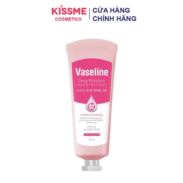 Kem dưỡng tay và móng Vaseline Deep Moisture Hand & Nail Cream 60ml