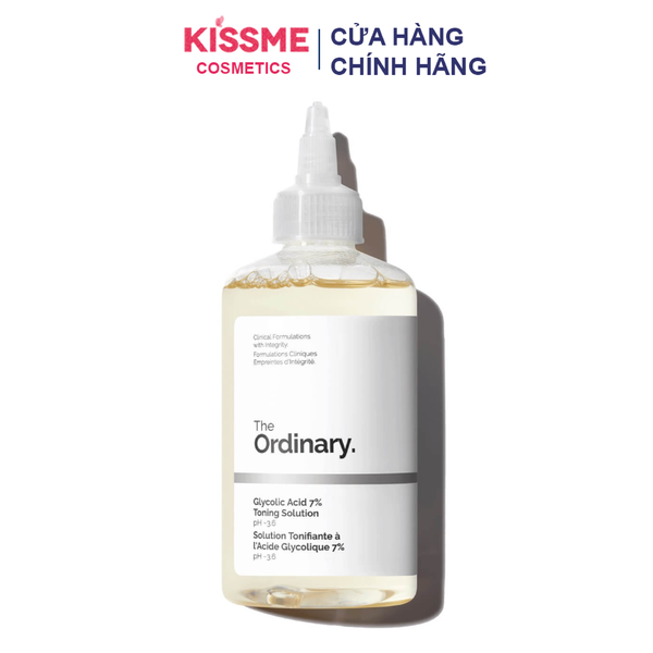 Toner tẩy da chết The Ordinary Glycolic Acid 7% Toning Solution