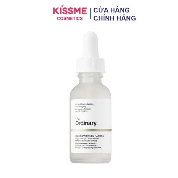 Serum trị mụn và giảm thâm The Ordinary Niacinamide 10 ZinC 1