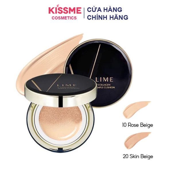 Phấn nước LIME XANH V Collagen Ample Cushion SPF50+/PA+++