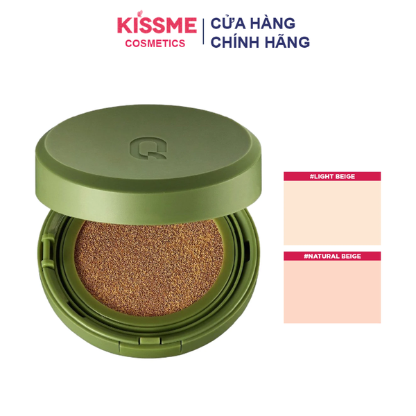 Phấn nước GLAMRR Q Vegan Super Glow/Cover Cushion SPF50+/PA++++
