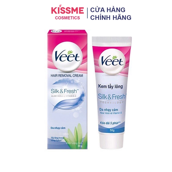 Kem Tẩy Lông Veet Hair Removal Cream 50g Kissme Cosmetics
