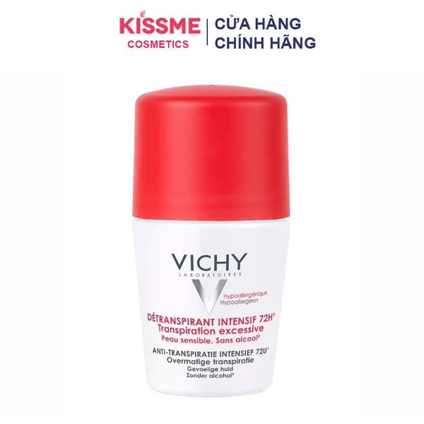 Lăn Khử Mùi Vichy Déodorant Detranspirant Intensif 72H