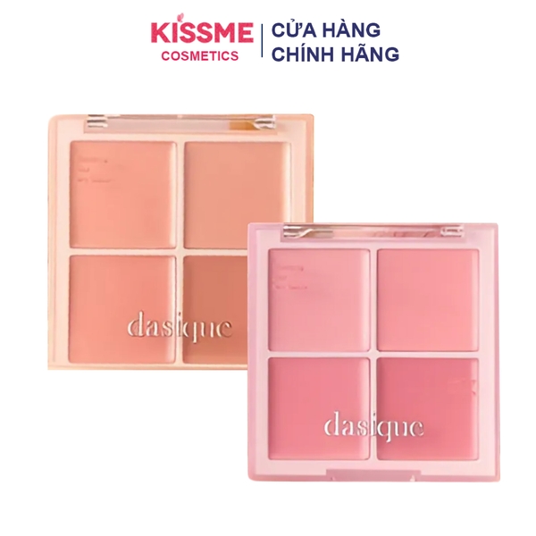 Má Hồng Kem 4 Ô Dasique Blending Mood Cheek Màu 18 19