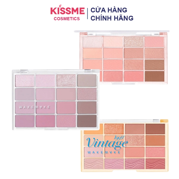 Bảng Phấn Mắt 16 Ô Wakemake Soft Blurring Eye Palette 14g