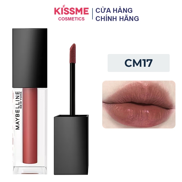 Son Kem Maybelline Sensational Cushion Matte Lip Tint CM17