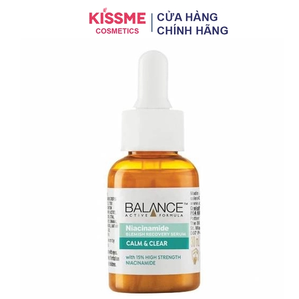 Tinh chất Balance Active Skincare Niacinamide Blemish Recovery Serum