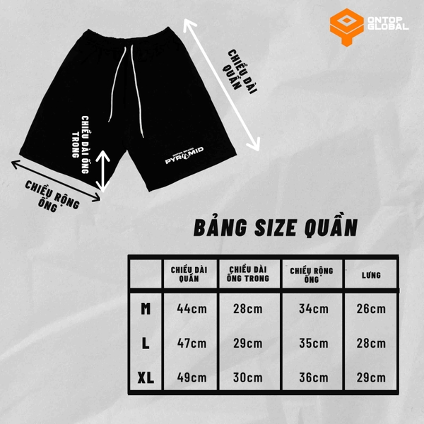 Quần short streetwear Local brand ONTOP