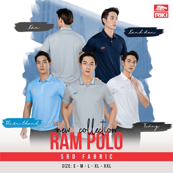 Áo di chuyển polo riki ram