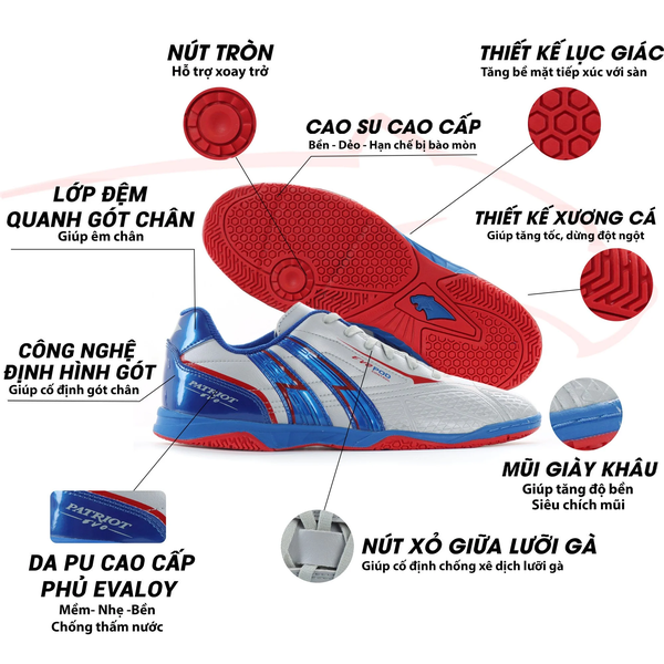 giày pan patriot evo đế ic