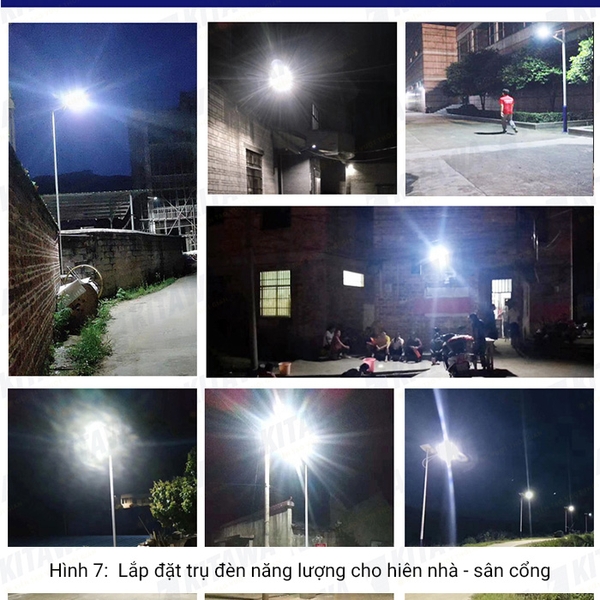 Trụ Đèn Năng Lượng Mặt Trời 5M Kitawa TD03 - Lắp Đèn Năng Lượng Mặt Trời
