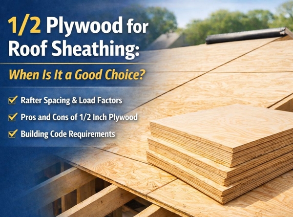 1/2 Plywood for Roof Sheathing: When Is It a Good Choice?