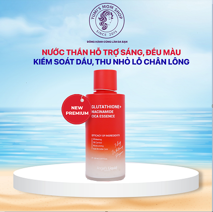 NC THN LM TRNG, KIM SOT DU & THU NH L CHN LNG ANGEL'S LIQUID  GLUTATHIONE PLUS NIACINAMIDE CICA CREAM 150ML