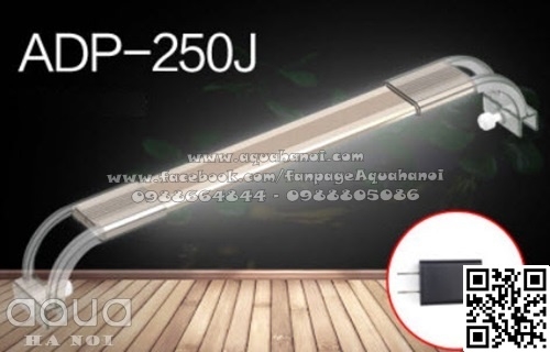 Đèn LED SunSun ADP 250J siêu mỏng gác thành hồ cá cảnh thủy sinh - siêu sáng trắng - dài 35 cm