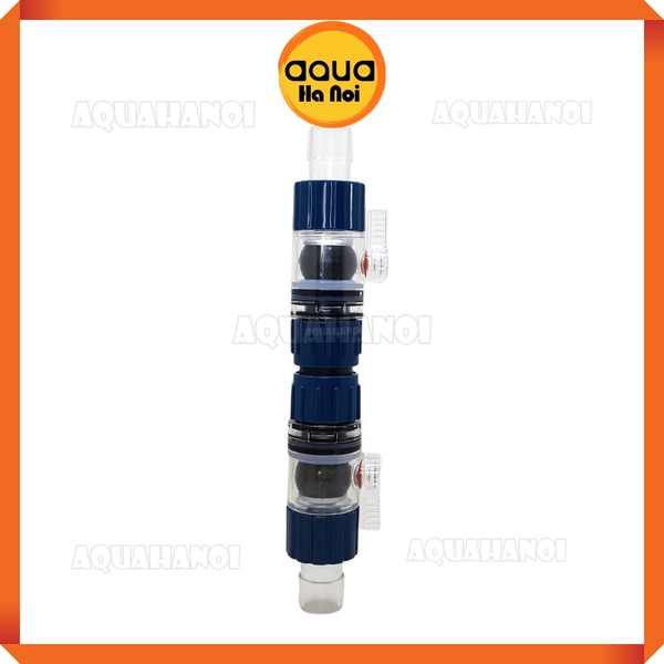 Van khóa đôi MARINE Double Taps - dễ dàng tháo lắp vệ sinh lọc hồ cá thủy sinh - Phi 20-20 mm