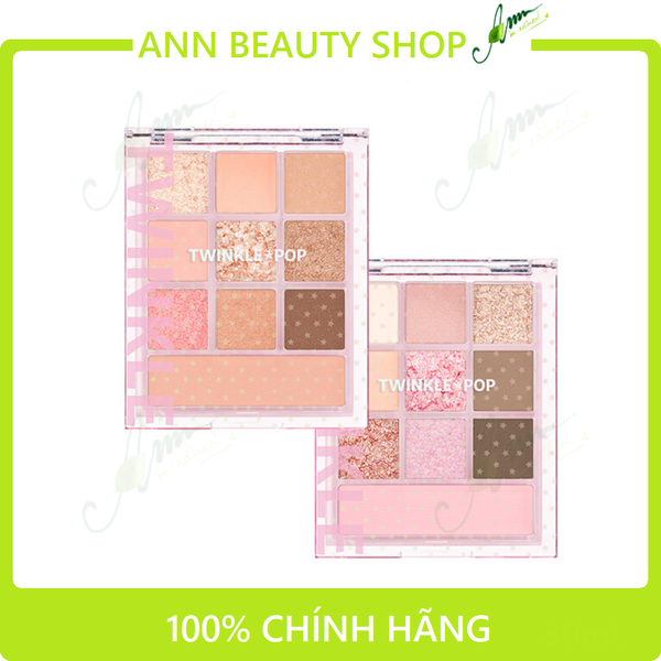 Bảng phấn mắt ClioTwinkle Pop Pearl Gradation All Over Palette