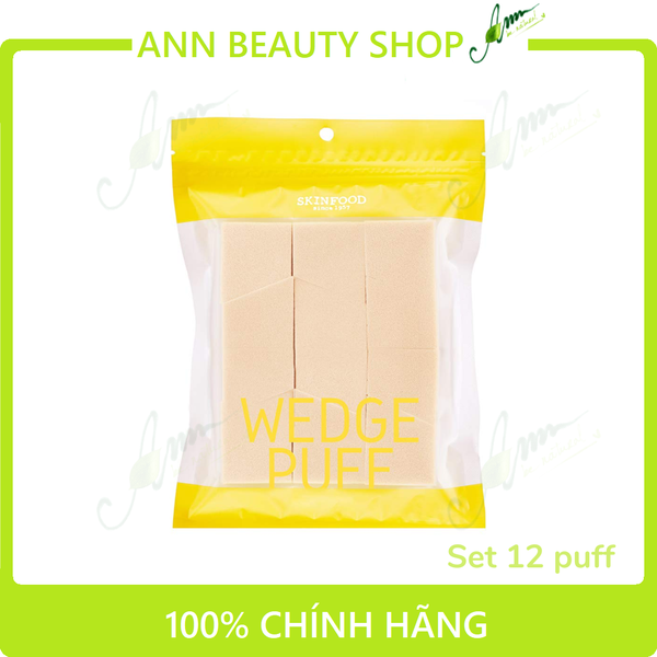 Bông phấn Skinfood Wedge Puff Sponge