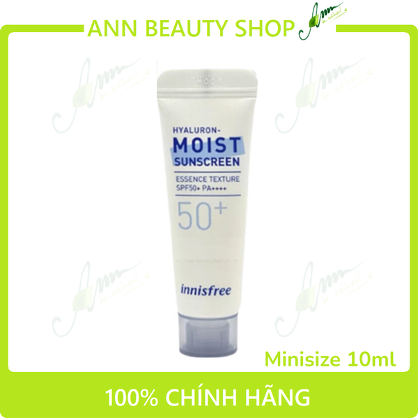 Kem chống nắng Innisfree Hyaluron Moist Sunscreen Minisize 10ml