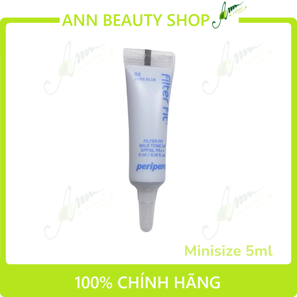 Kem lót PERIPERA Filter Fit Milk Tone Up SPF30 PA++ Minisize 5ml